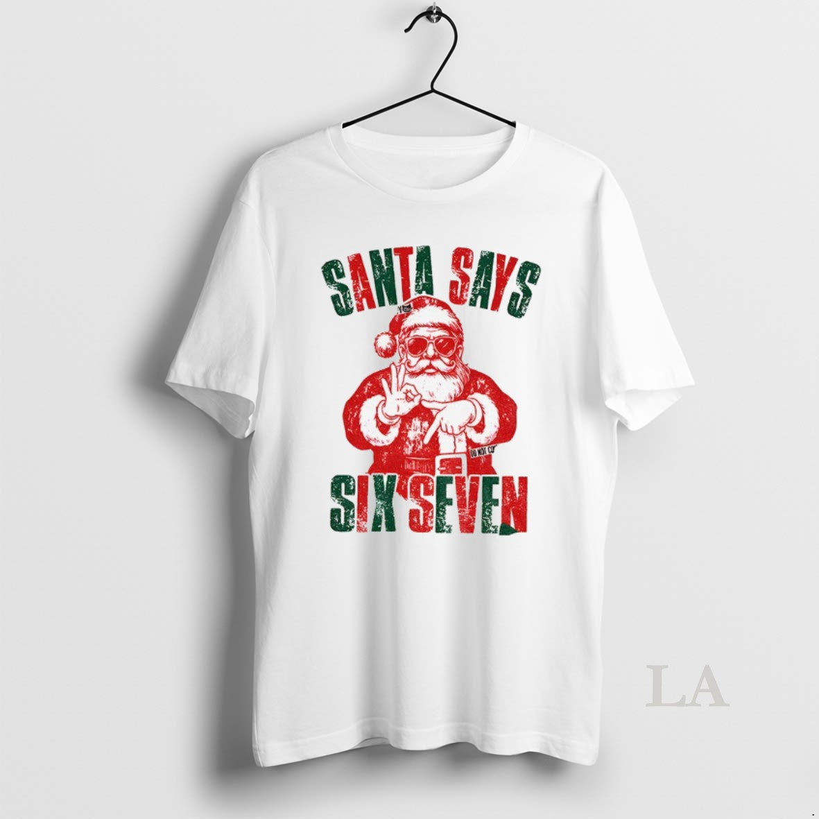 Original 6 7 Meme Santa Says Six Seven Christmas T-Shirts, Hoodie, Sweatshirt | InkNestWear.com
