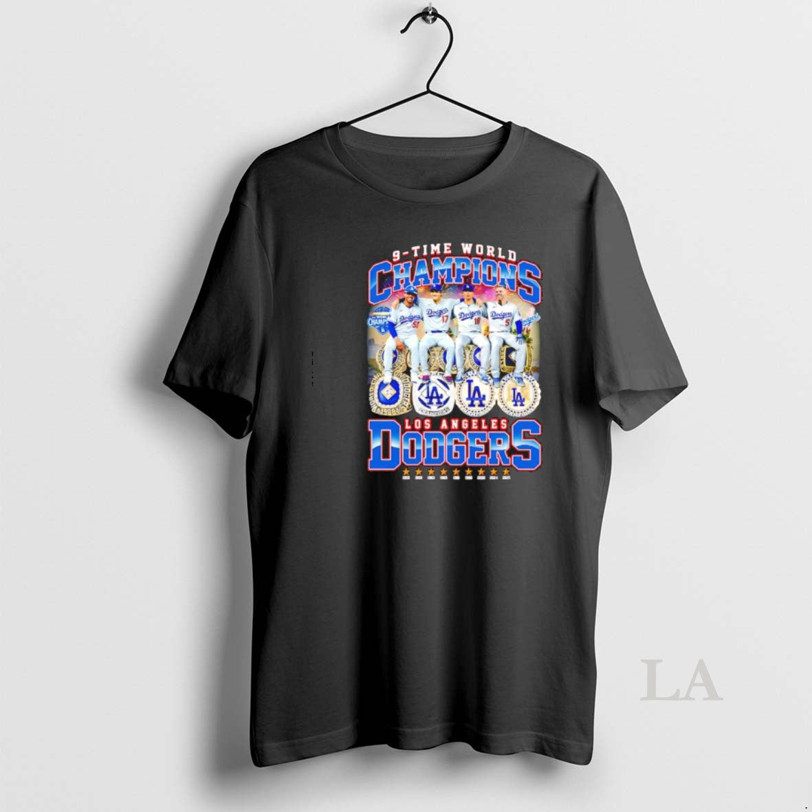 Original 9 Time World Champions La Dodgers 2025 T-Shirts, Hoodie, Sweatshirt | InkNestWear.com