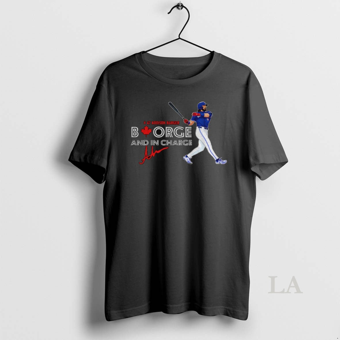 Original Addison Barger Blue Jays 2025 Design Borge And In Charge T-Shirts, Hoodie, Sweatshirt | InkNestWear.com