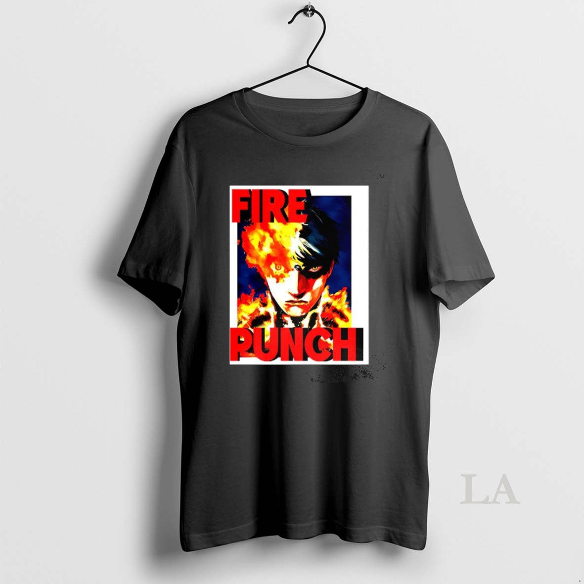 Original Agni Burning Half Face Fire Punch Manga T-Shirts, Hoodie, Sweatshirt | InkNestWear.com