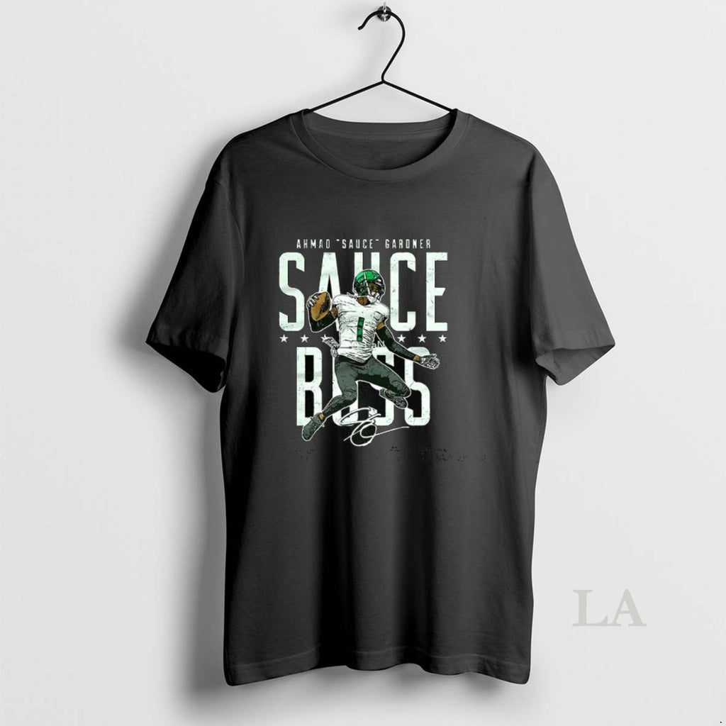 Original Ahmad Sauce Gardner New York Jets Football Signature T-Shirts, Hoodie, Sweatshirt | InkNestWear.com