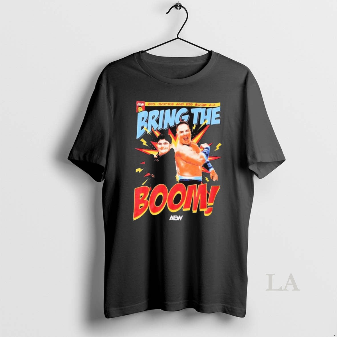 Original All Elite Wrestling Big Justice And Big Boom Aj Bring The Boom 2025 T-Shirts, Hoodie, Sweatshirt | InkNestWear.com