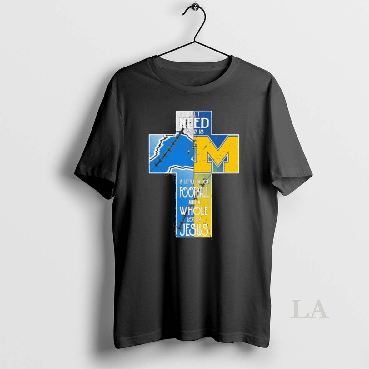 Original All I Need Today Is A Little Bit Of Lions And Wolverines A Whole T-Shirts, Hoodie, Sweatshirt | InkNestWear.com