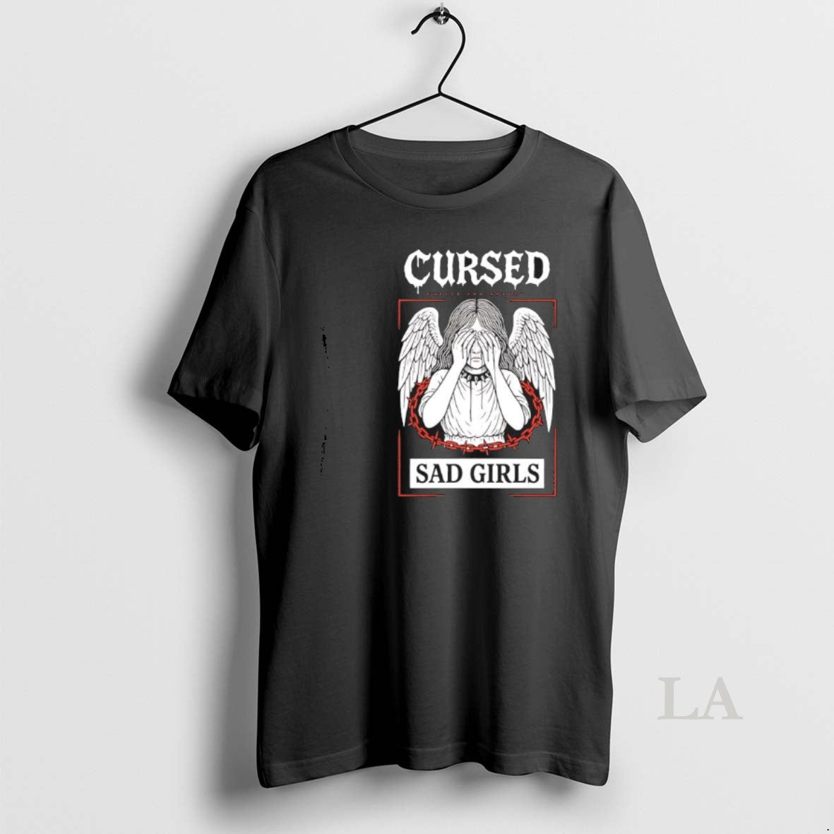 Original Angel Cursed Sad Girl T-Shirts, Hoodie, Sweatshirt | InkNestWear.com