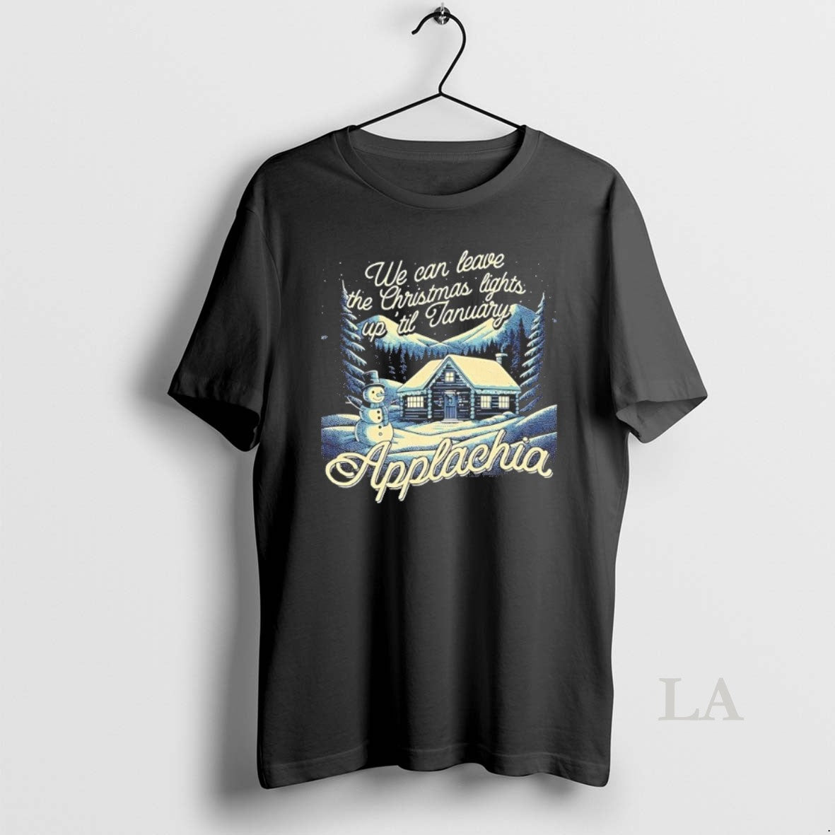 Original Appalachia We Can Leave The Christmas Lights Up Til January T-Shirts, Hoodie, Sweatshirt | InkNestWear.com