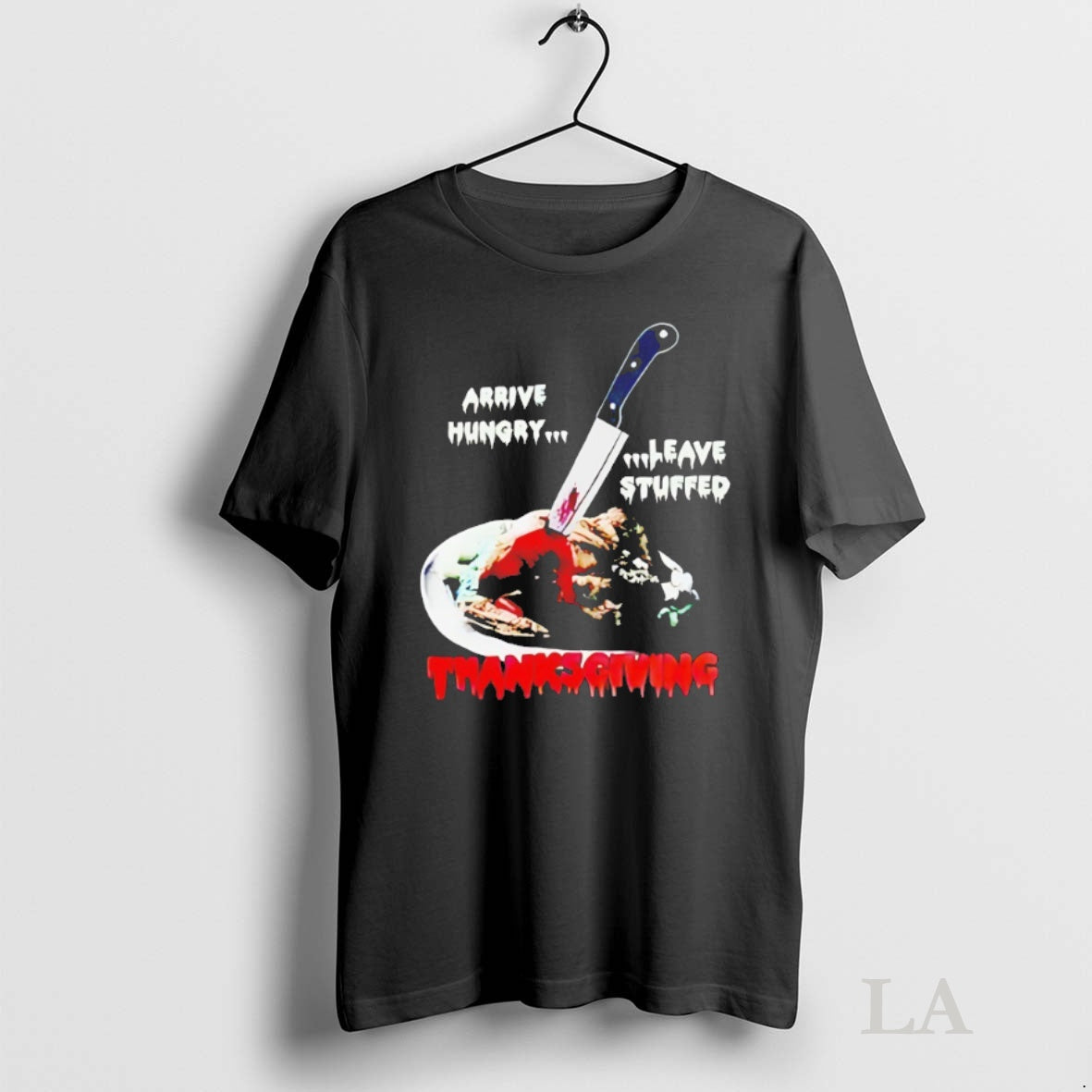 Original Arrive Hungry Leave Stuffed Thanksgiving T-Shirts, Hoodie, Sweatshirt | InkNestWear.com
