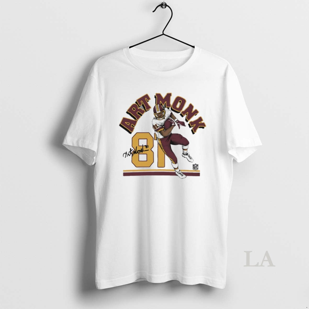 Original Art Monk 81 Washington Commanders Player Illustration T-Shirts, Hoodie, Sweatshirt | InkNestWear.com