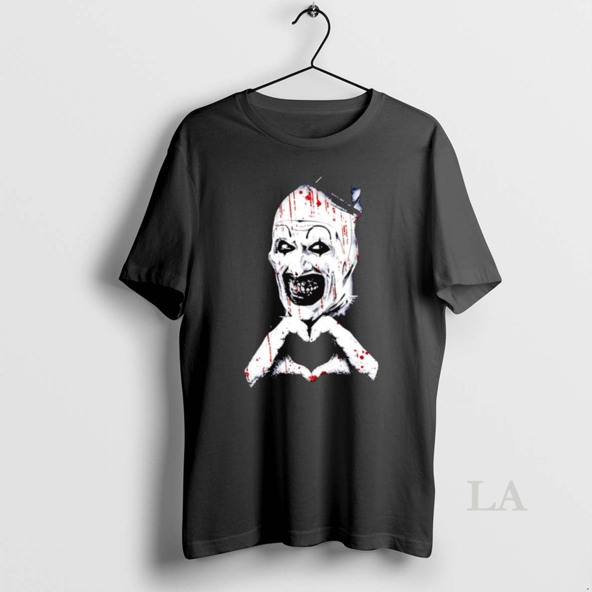 Original Art The Clown Creepy Heart Hands Graphic T-Shirts, Hoodie, Sweatshirt | InkNestWear.com