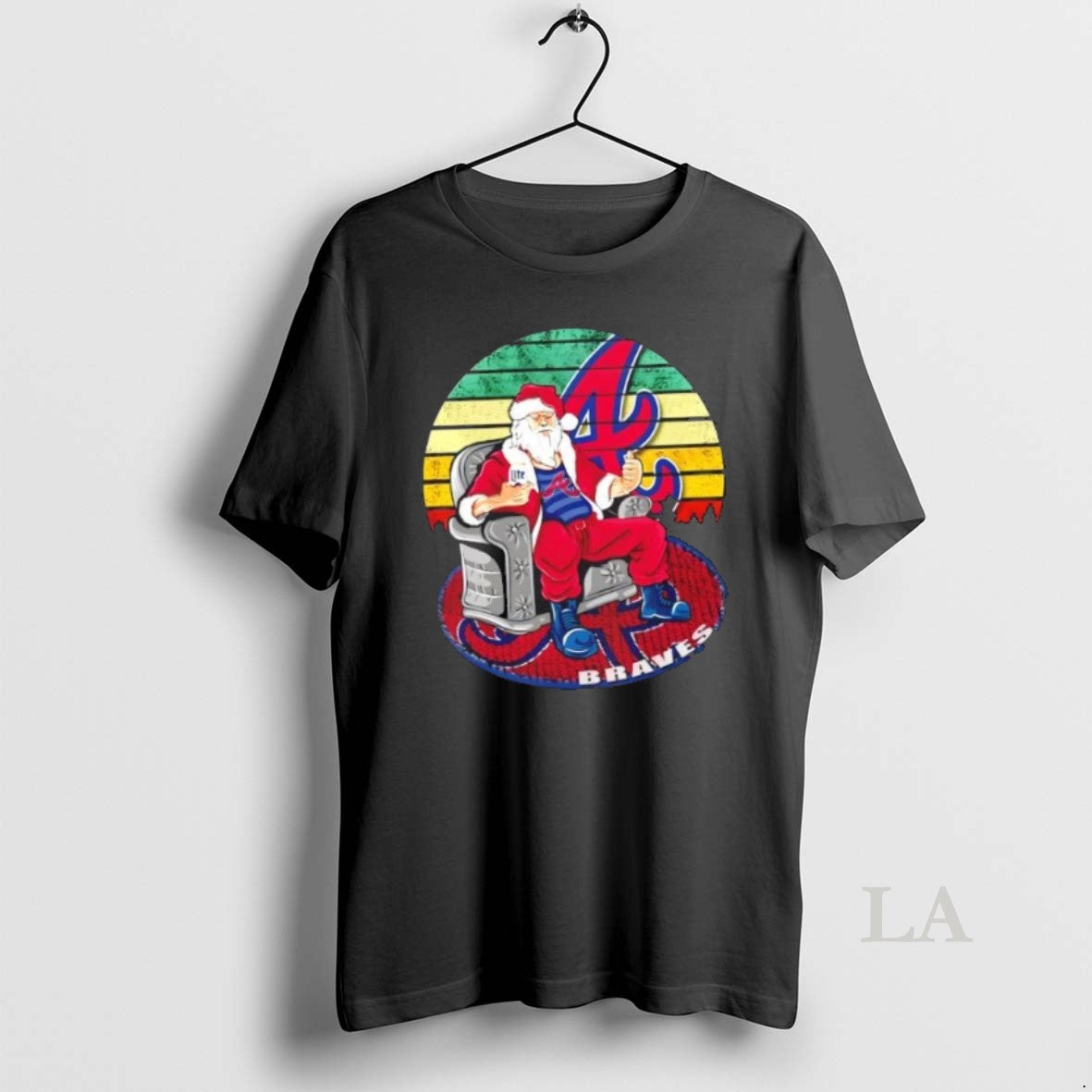 Original Atlanta Braves X Santa Claus Christmas Vintage T-Shirts, Hoodie, Sweatshirt | InkNestWear.com