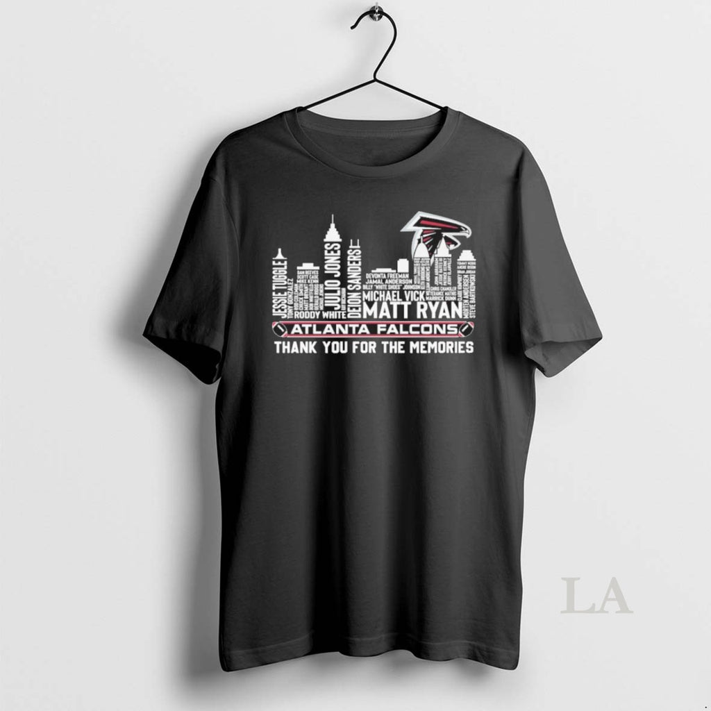 Original Atlanta Falcons Thank You For The Memories City Text T-Shirts, Hoodie, Sweatshirt | InkNestWear.com