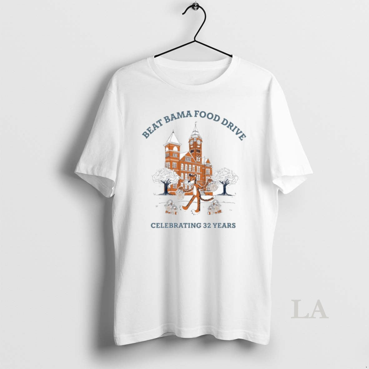 Original Auburn Tigers Beat Bama Food Drive Celebrating 32 Years T-Shirts, Hoodie, Sweatshirt | InkNestWear.com