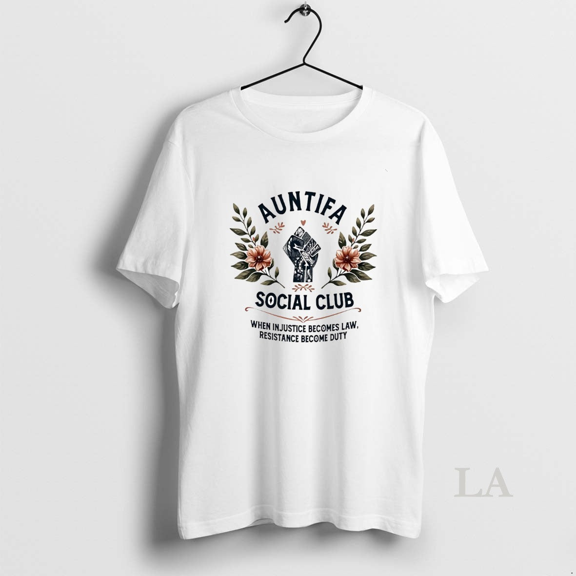 Original Auntifa Social Club When Injustice Becomes Law Resistance Become Duty T-Shirts, Hoodie, Sweatshirt | InkNestWear.com