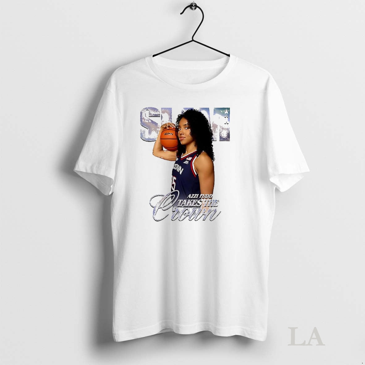 Original Azzi Fudd Uconn Huskies Basketball Slam Take The Crown T-Shirts, Hoodie, Sweatshirt | InkNestWear.com