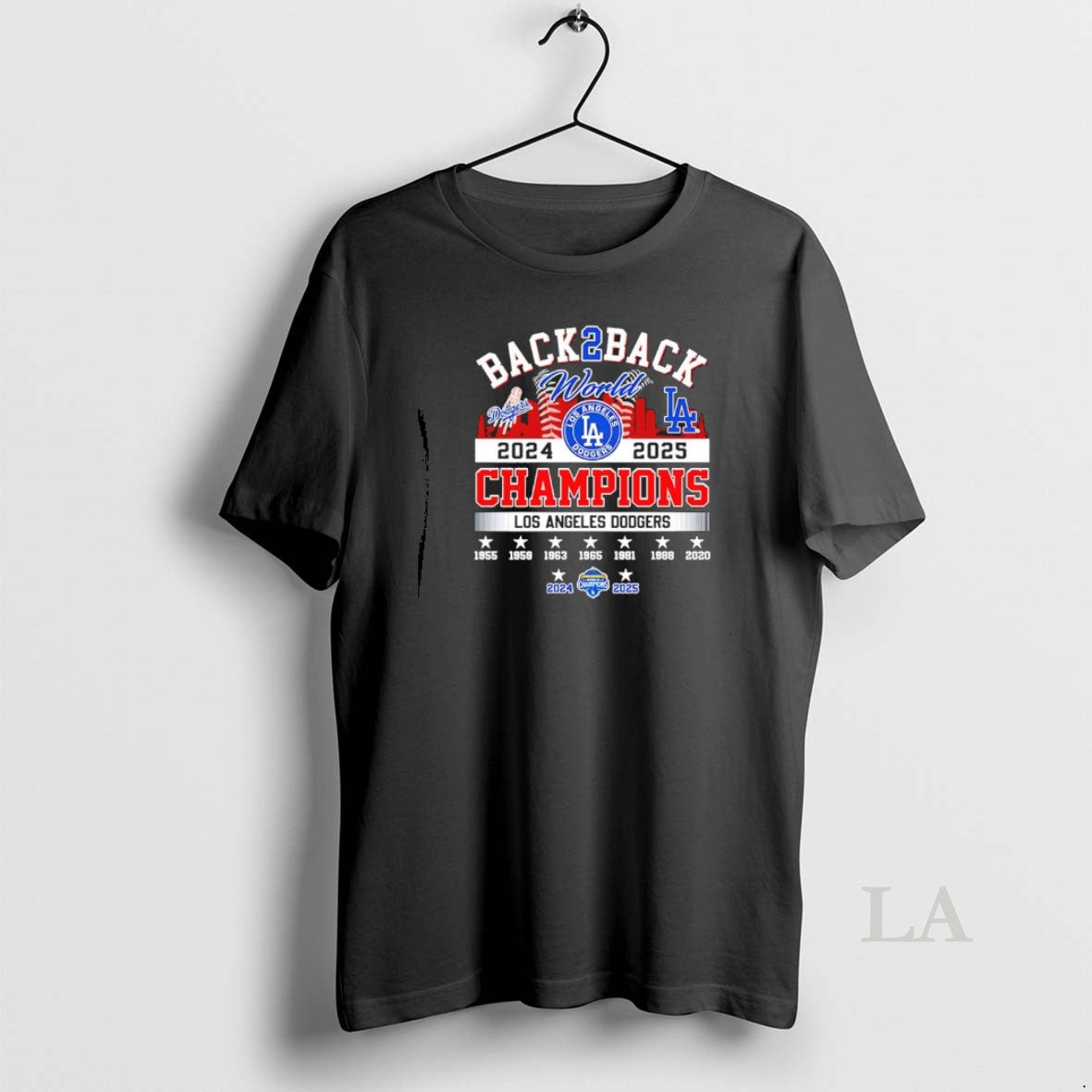 Original Back To Back 2025 World Champions La Dodgers T-Shirts, Hoodie, Sweatshirt | InkNestWear.com
