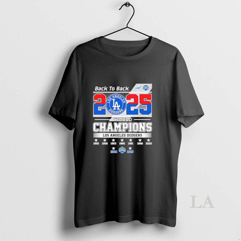 Original Back To Back 2025 World Series Champions La Dodgers T-Shirts, Hoodie, Sweatshirt | InkNestWear.com