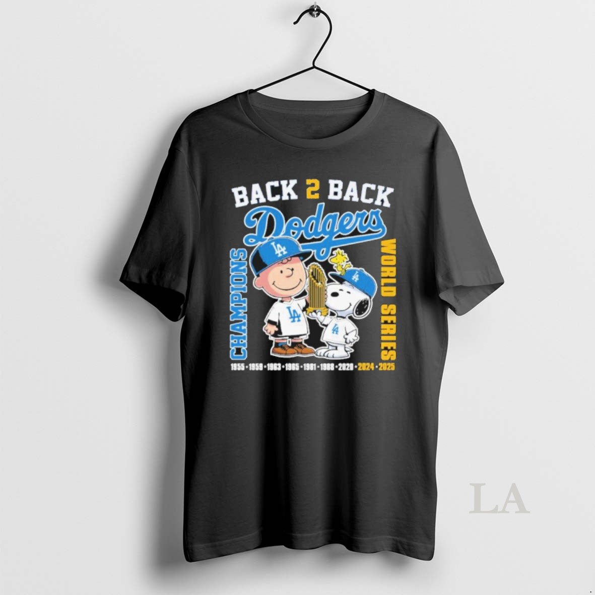 Original Back To Back Dodgers World Series Champions The Peanuts T-Shirts, Hoodie, Sweatshirt | InkNestWear.com