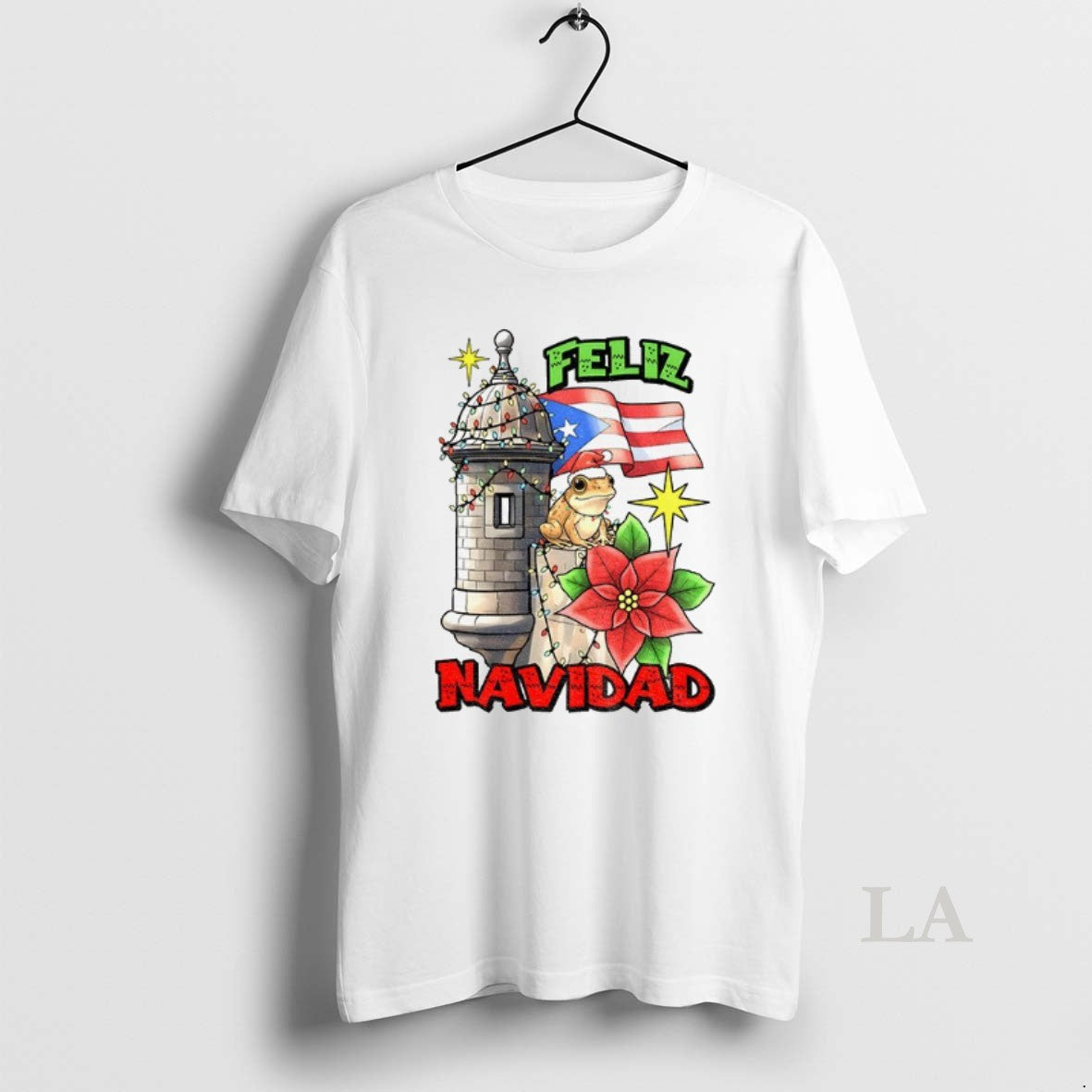 Original Bad Bunny Feliz Navidad Puerto Rican Flag Merry Christmas T-Shirts, Hoodie, Sweatshirt | InkNestWear.com