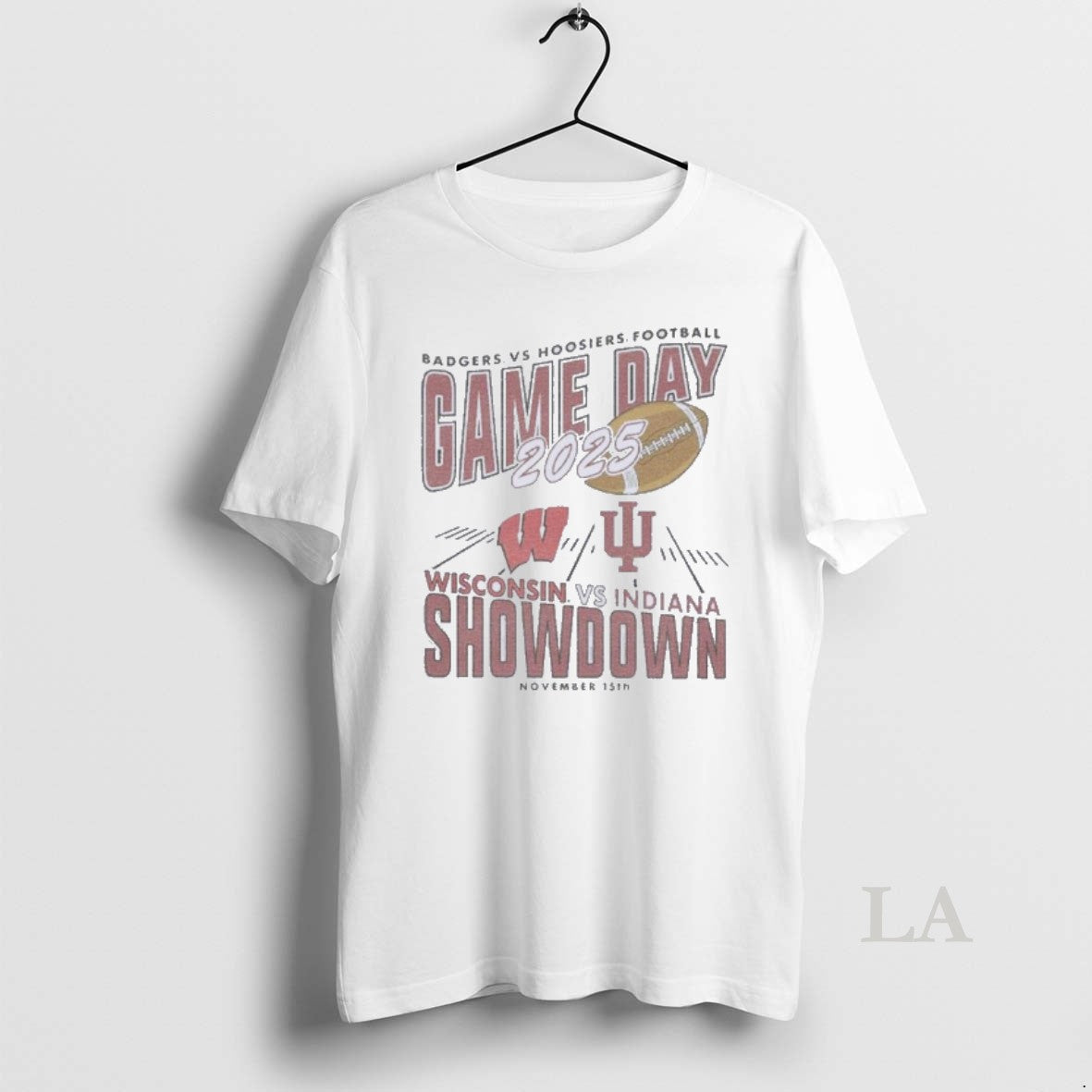 Original Badgers Vs Hoosiers Football Gameday Showdown 2025 November 15th T-Shirts, Hoodie, Sweatshirt | InkNestWear.com