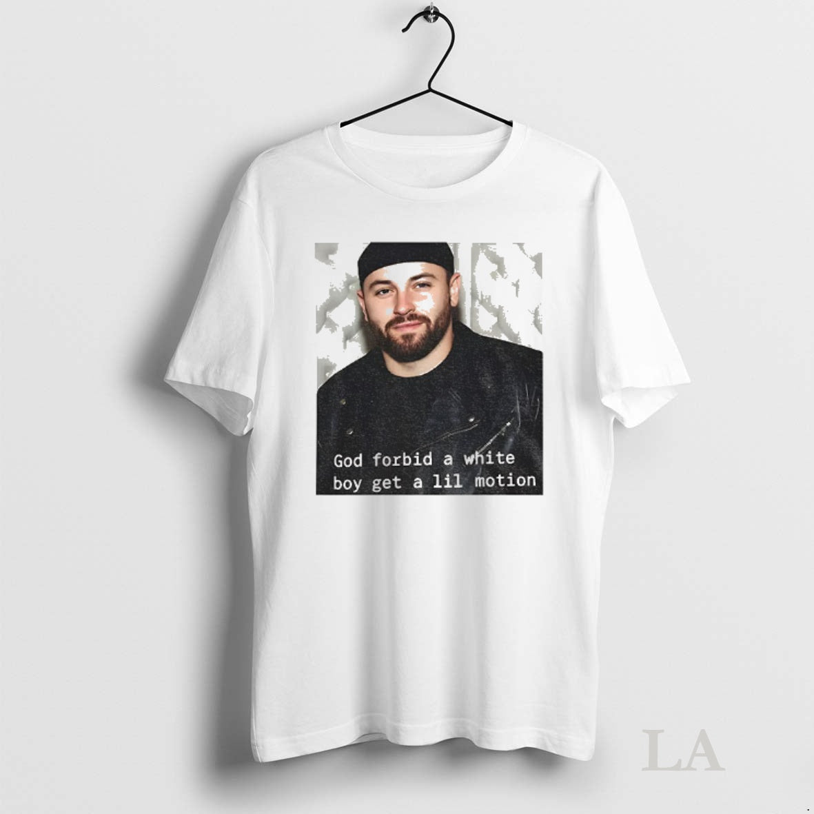 Original Baker Mayfield God Forbid A White Boy Get A Lil Motion Funny Football T-Shirts, Hoodie, Sweatshirt | InkNestWear.com