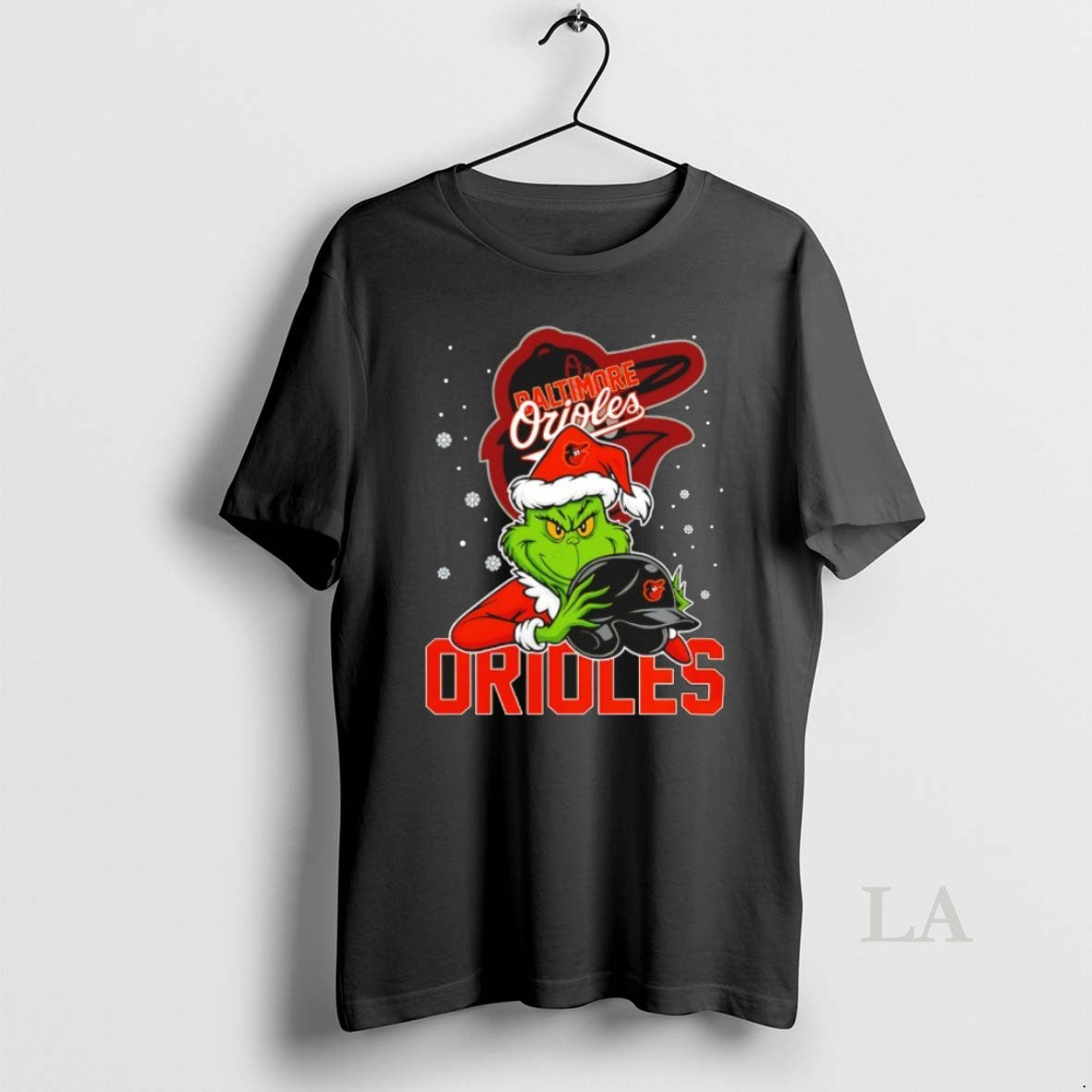 Original Baltimore Orioles Baseball Grinch Holding Helmet Christmas T-Shirts, Hoodie, Sweatshirt | InkNestWear.com