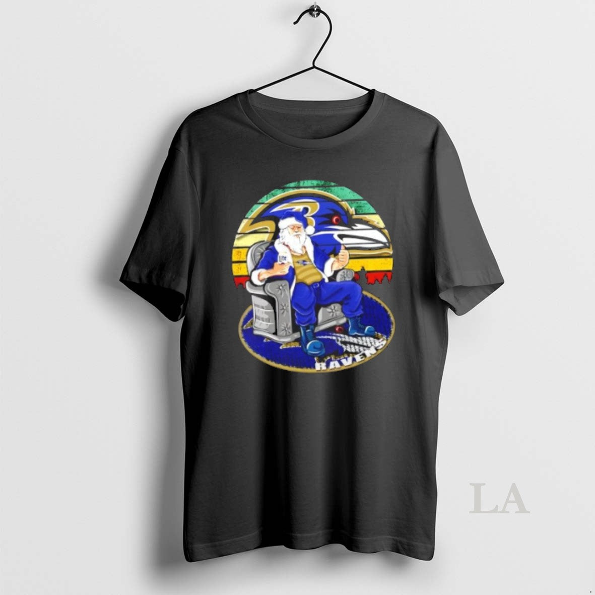 Original Baltimore Ravens X Santa Claus Christmas Vintage T-Shirts, Hoodie, Sweatshirt | InkNestWear.com