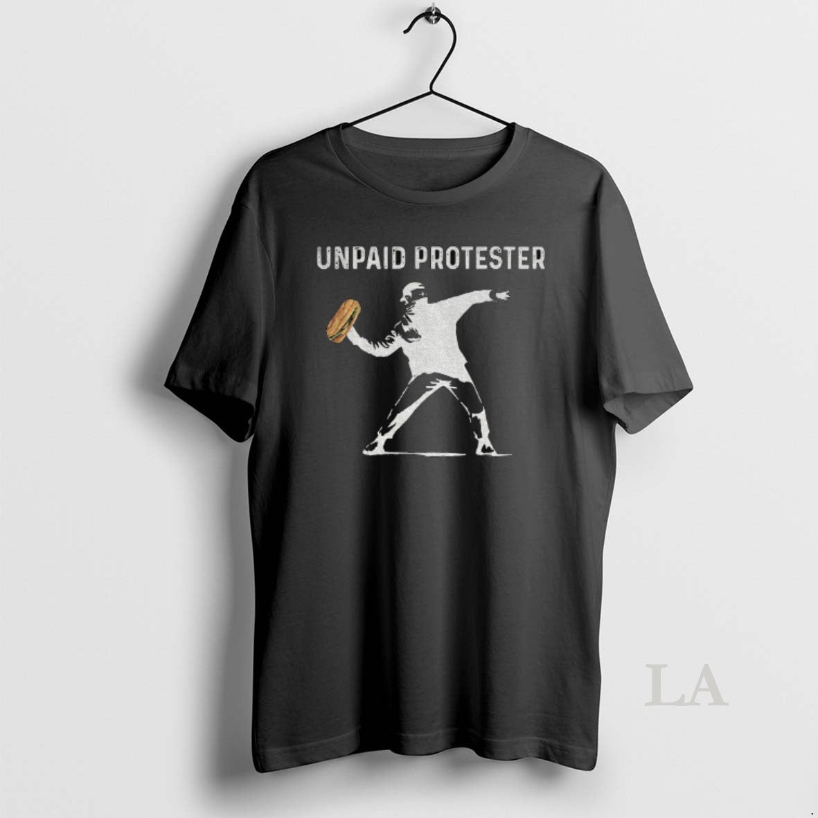 Original Banksy Inspired Protest Dc Sandwich Thrower Unpaid Protester T-Shirts, Hoodie, Sweatshirt | InkNestWear.com