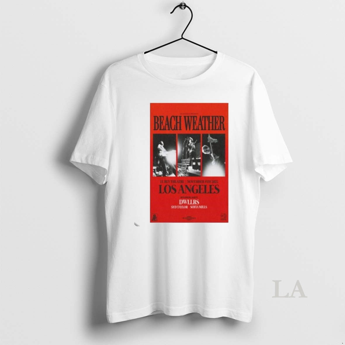 Original Beach Weather Los Angeles Ca November 8 2025 Concert T-Shirts, Hoodie, Sweatshirt | InkNestWear.com