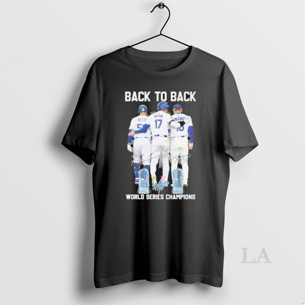 Original Betts Ohtani And Yamamoto Back To Back World Champions T-Shirts, Hoodie, Sweatshirt | InkNestWear.com
