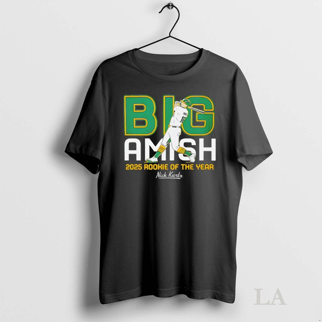 Original Big Amish 2025 Rookie Of The Year Nick Kurtz T-Shirts, Hoodie, Sweatshirt | InkNestWear.com