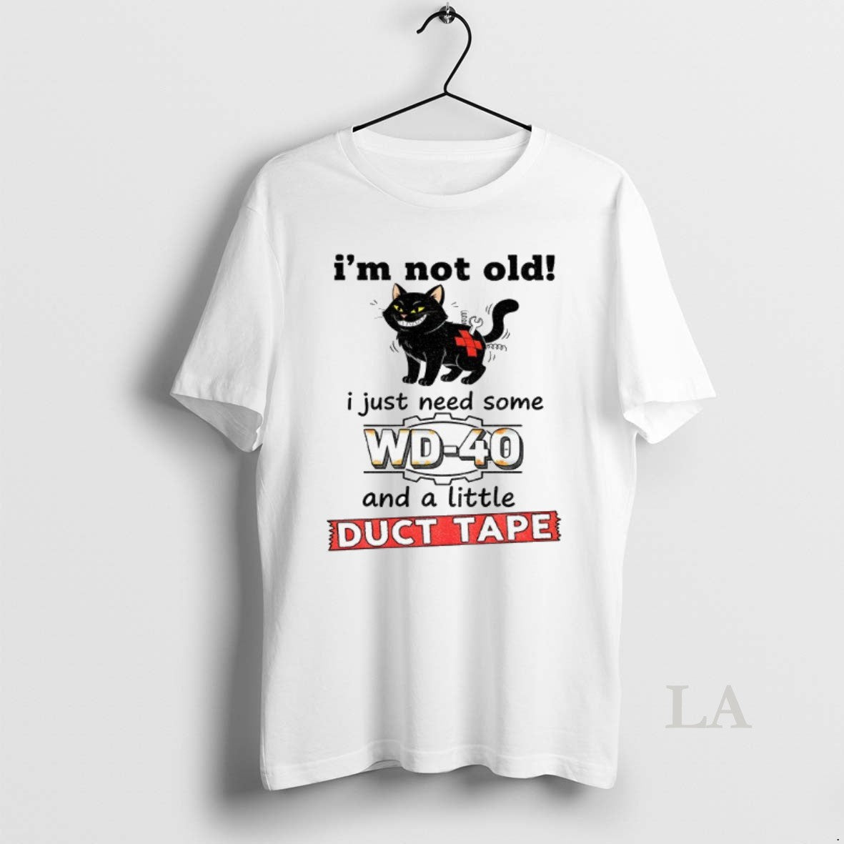 Original Black Cat Im Noot Old I Just Need Some Wd 40 And A Little T-Shirts, Hoodie, Sweatshirt | InkNestWear.com