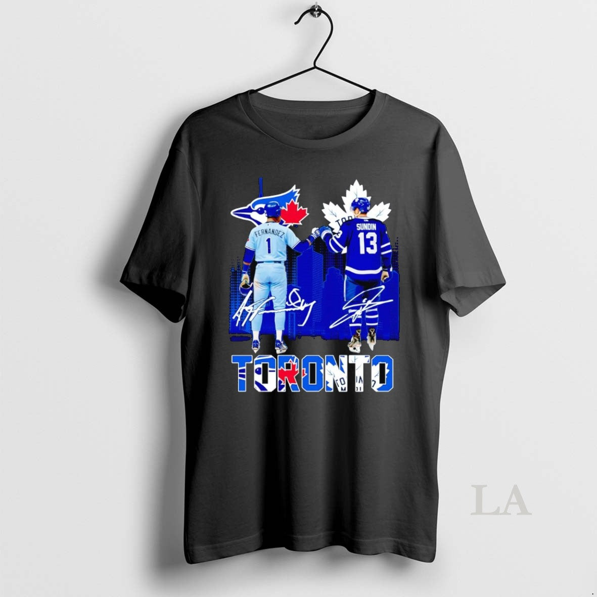 Original Blue Jays Fernandez And Maple Leafs Sundin Fist Bump Toronto Skyline T-Shirts, Hoodie, Sweatshirt | InkNestWear.com