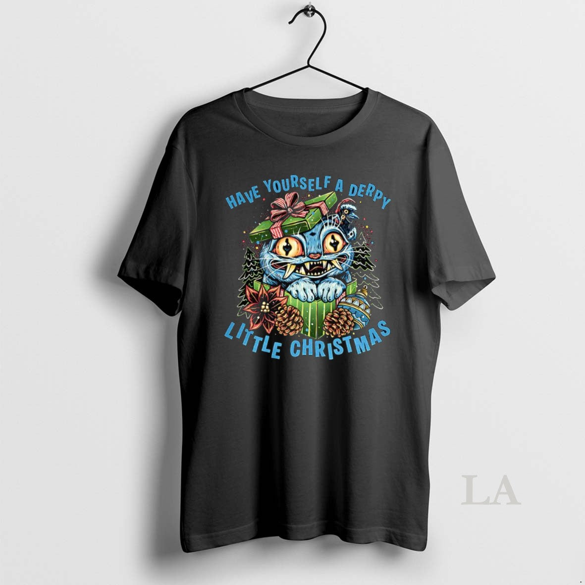 Original Blue Tiger Have Yourself A Derpy Little Christmas T-Shirts, Hoodie, Sweatshirt | InkNestWear.com