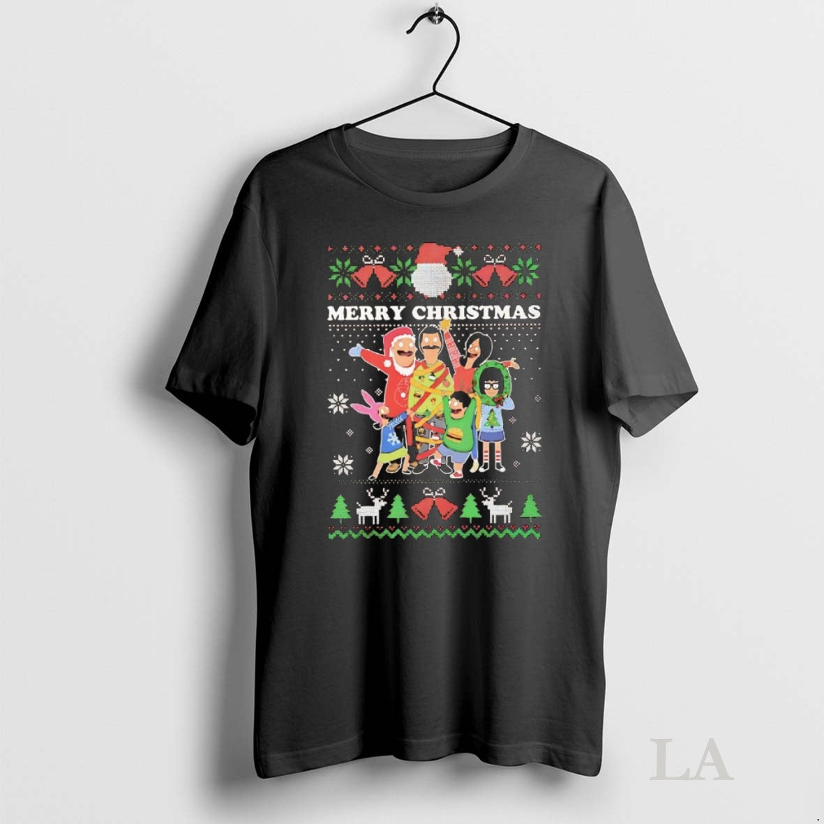 Original Bobs Burgers Family Merry Ugly Christmas T-Shirts, Hoodie, Sweatshirt | InkNestWear.com
