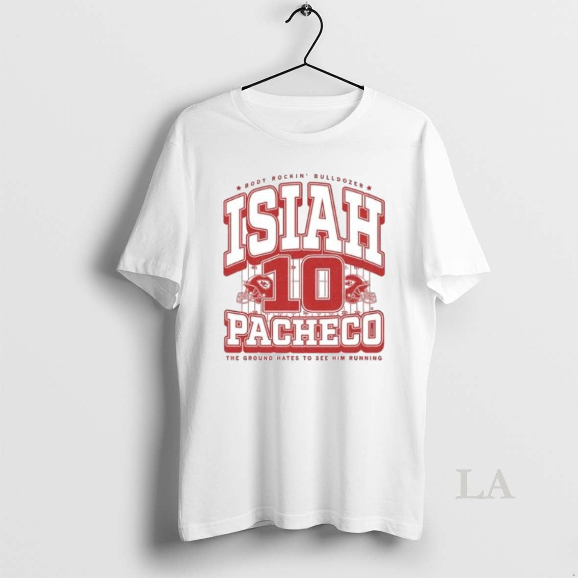 Original Body Rockin Bulldozer Isiah Pacheco 10 The Ground Hates To See Him Running T-Shirts, Hoodie, Sweatshirt