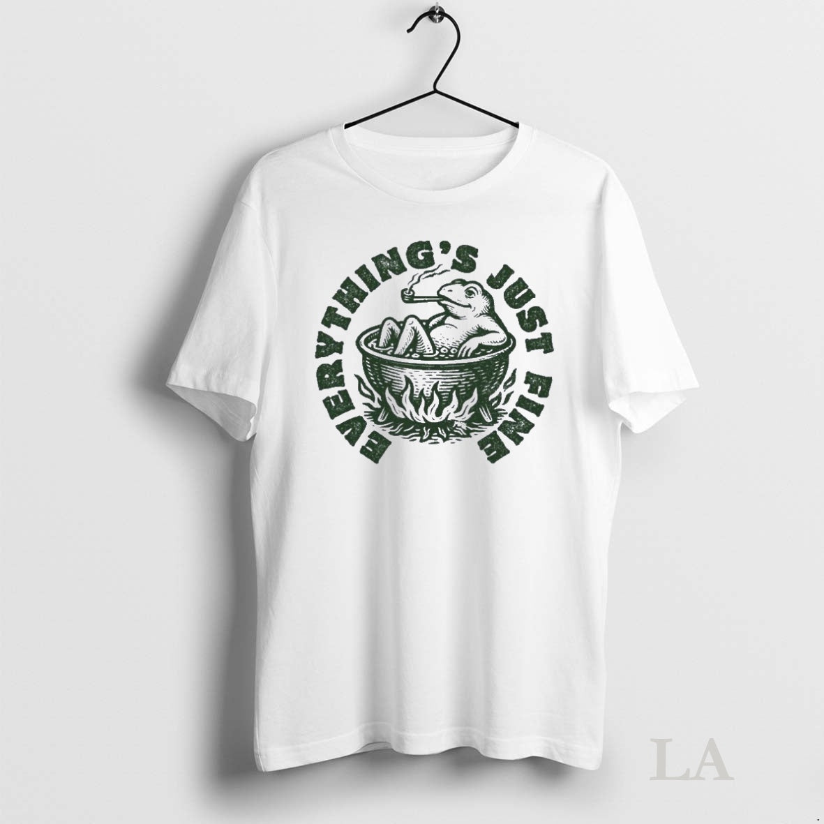 Original Boiling Frog Everythings Just Fine T-Shirts, Hoodie, Sweatshirt | InkNestWear.com