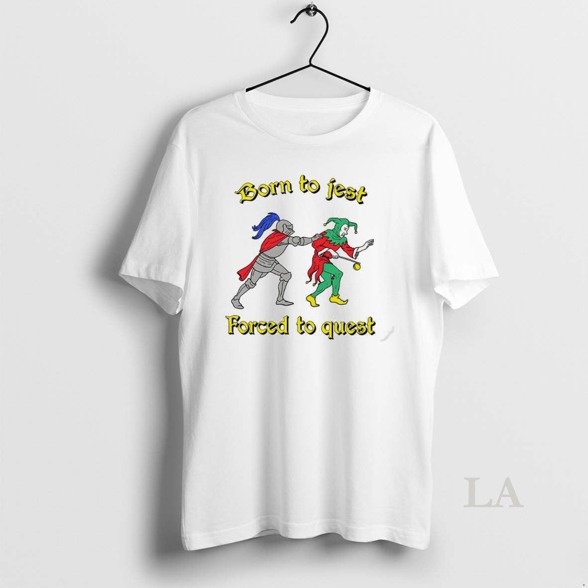 Original Born To Jest Forced To Quest Knight And Clown T-Shirts, Hoodie, Sweatshirt | InkNestWear.com