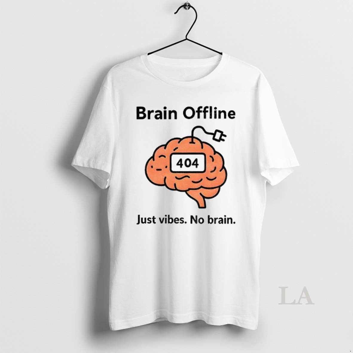 Original Brain Offline Just Vibes No Brain 404 Funny Meme T-Shirts, Hoodie, Sweatshirt | InkNestWear.com