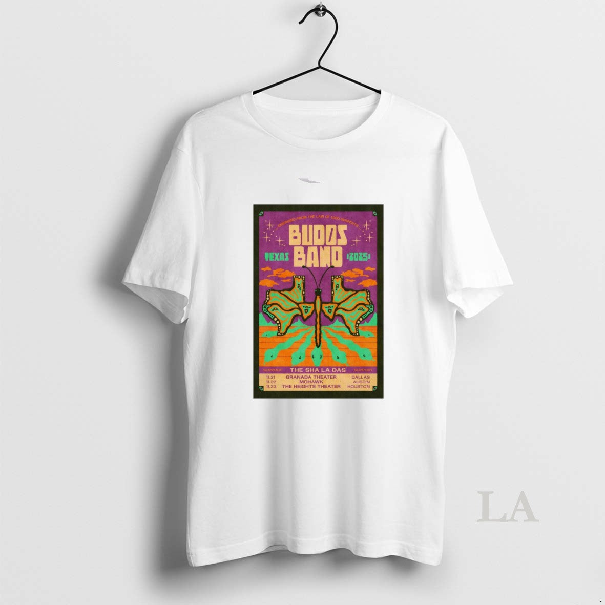 Original Budos Band Tx Tour 2025 11 21 Granada Theater Dallas 11 22 Mohawk Austin T-Shirts, Hoodie, Sweatshirt