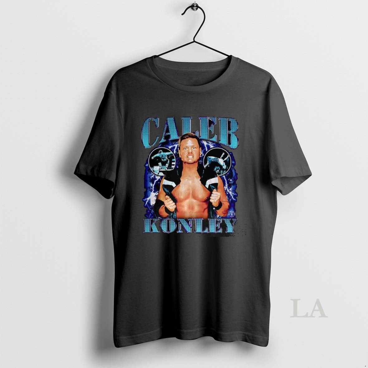 Original Caleb Konley Kaleb Konley Wrestling Lighting Graphic 90s Vintage T-Shirts, Hoodie, Sweatshirt | InkNestWear.com