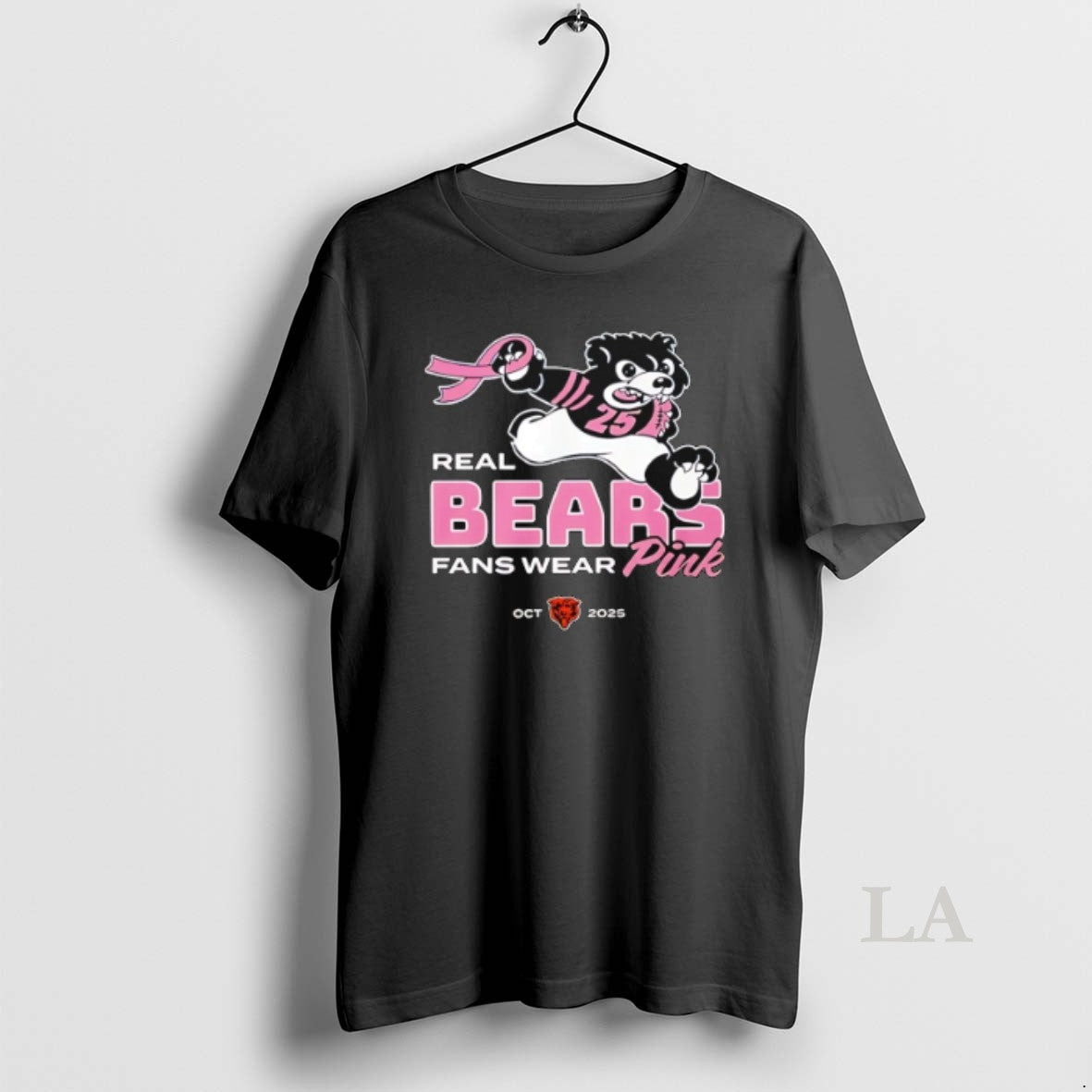 Original Caleb Williams Real Bears Fans Wear Pink 2025