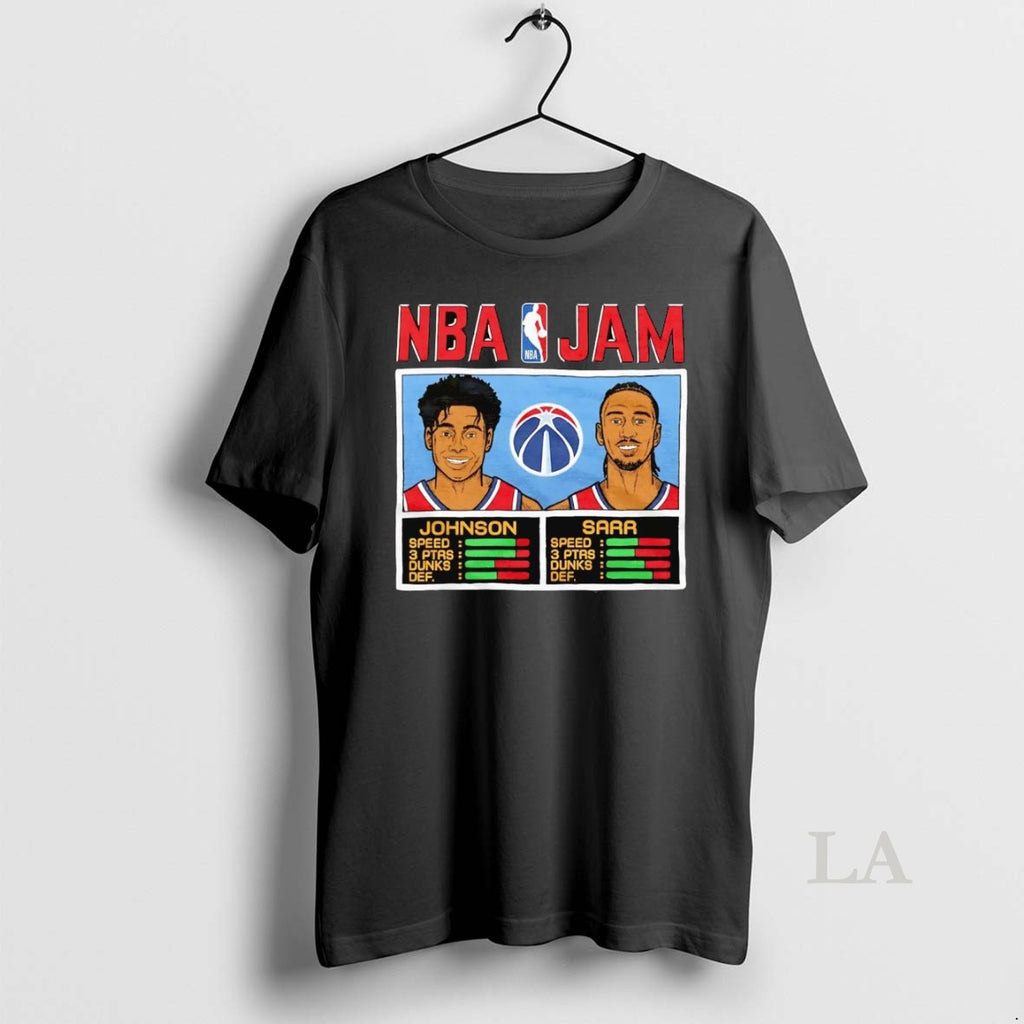Original Cameron Johnson And Alex Sarr Nba Jam Washington Wizards T-Shirts, Hoodie, Sweatshirt | InkNestWear.com