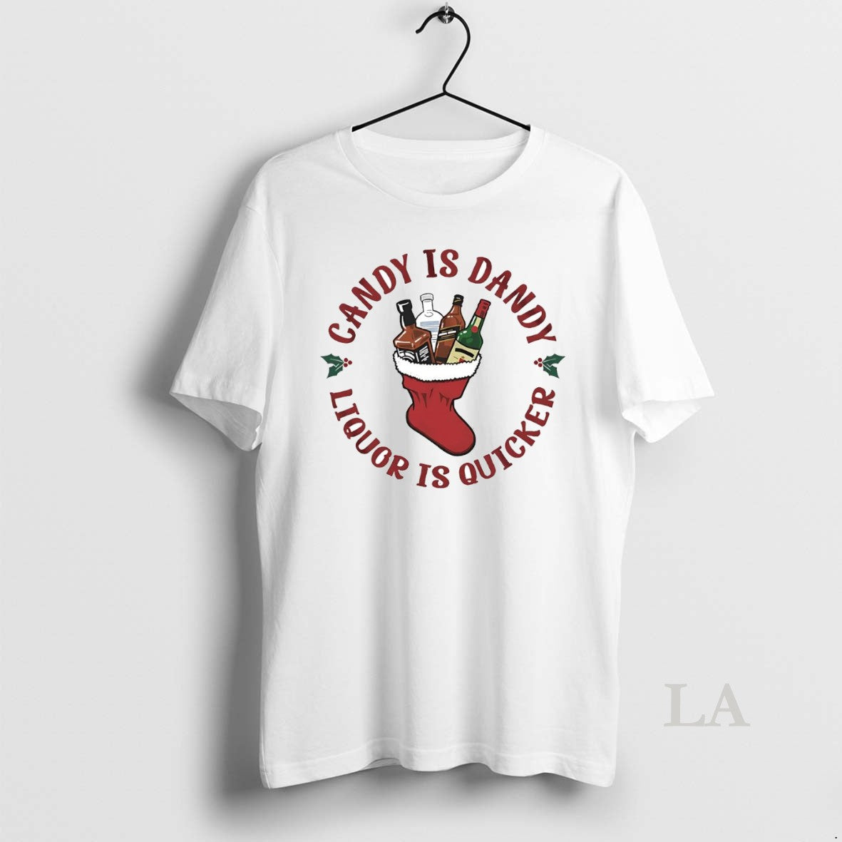 Original Candy Is Dandy Liquor Is Quicker Sox Holly Christmas T-Shirts, Hoodie, Sweatshirt | InkNestWear.com