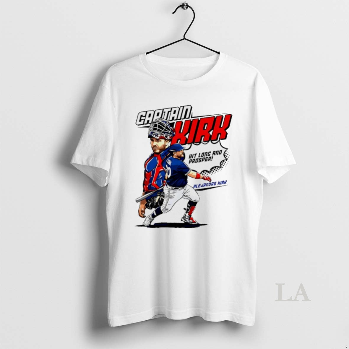Original Captain Alejandro Kirk Hit Long And Prosper Comic T-Shirts, Hoodie, Sweatshirt | InkNestWear.com