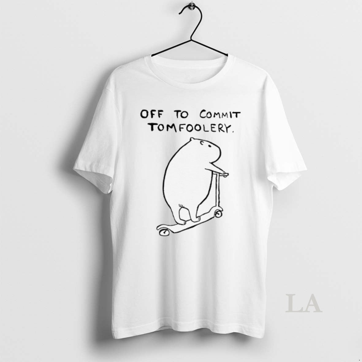 Original Capybara Is Ready To Do Something Bad Off To Commit Tomfoolery T-Shirts, Hoodie, Sweatshirt | InkNestWear.com