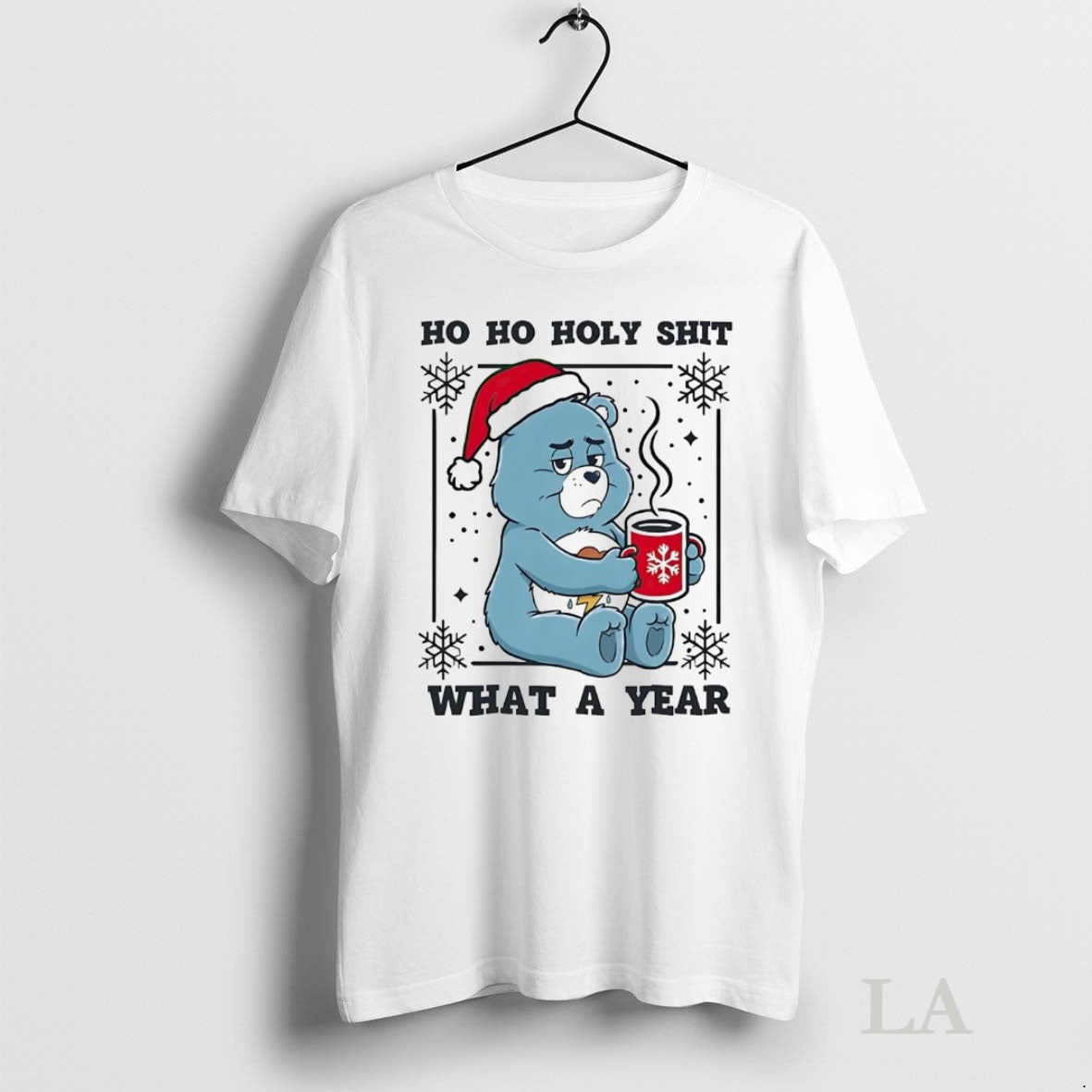 Original Care Bears Ho Ho Holy Shit What A Year Christmas T-Shirts, Hoodie, Sweatshirt | InkNestWear.com