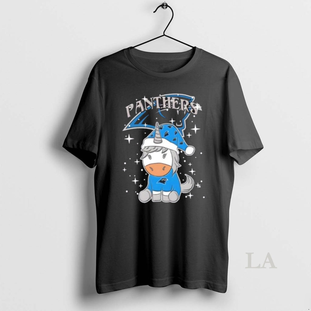 Original Carolina Panthers Football X Unicorn Merry Christmas T-Shirts, Hoodie, Sweatshirt | InkNestWear.com