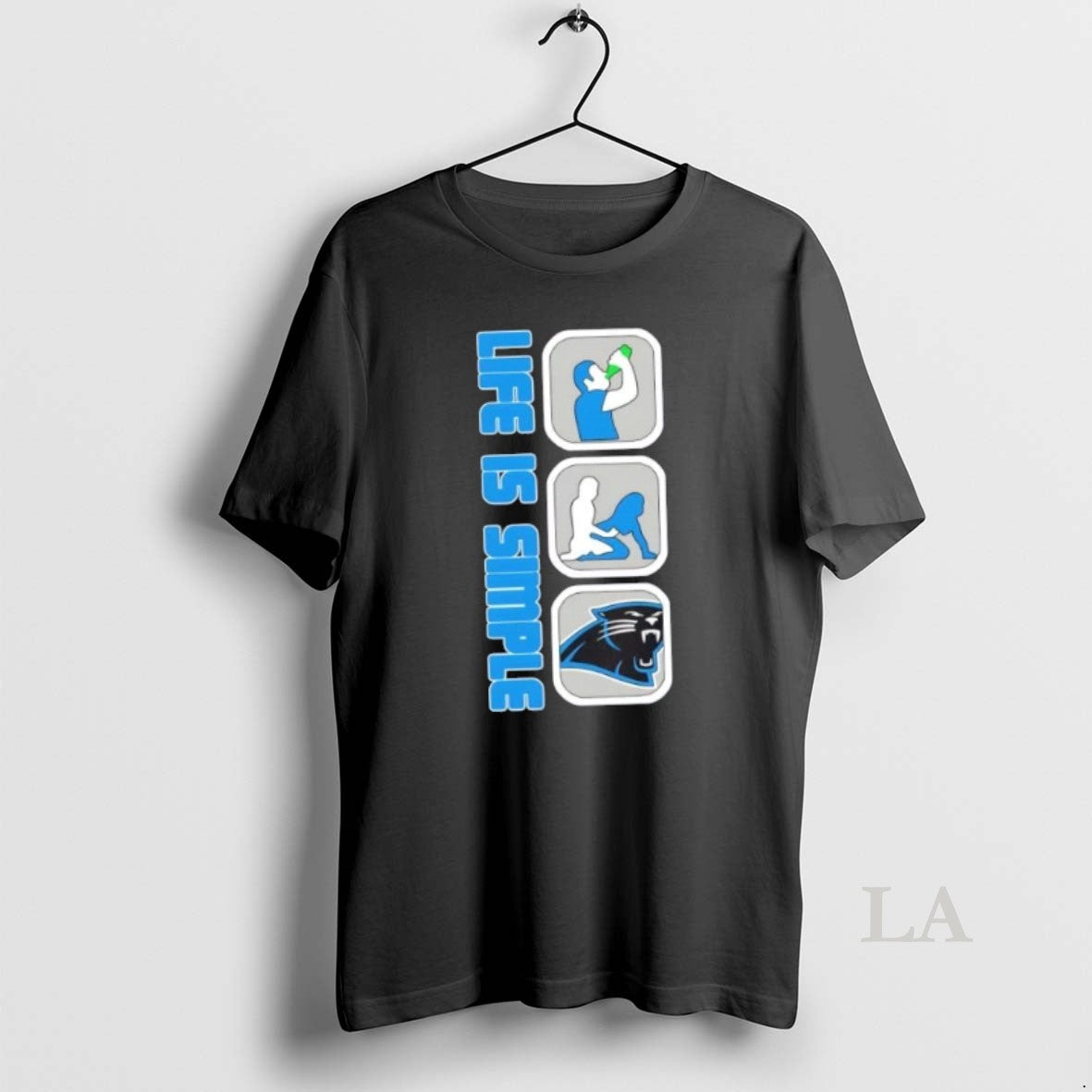 Original Carolina Panthers Football Life Is Simple T-Shirts, Hoodie, Sweatshirt | InkNestWear.com