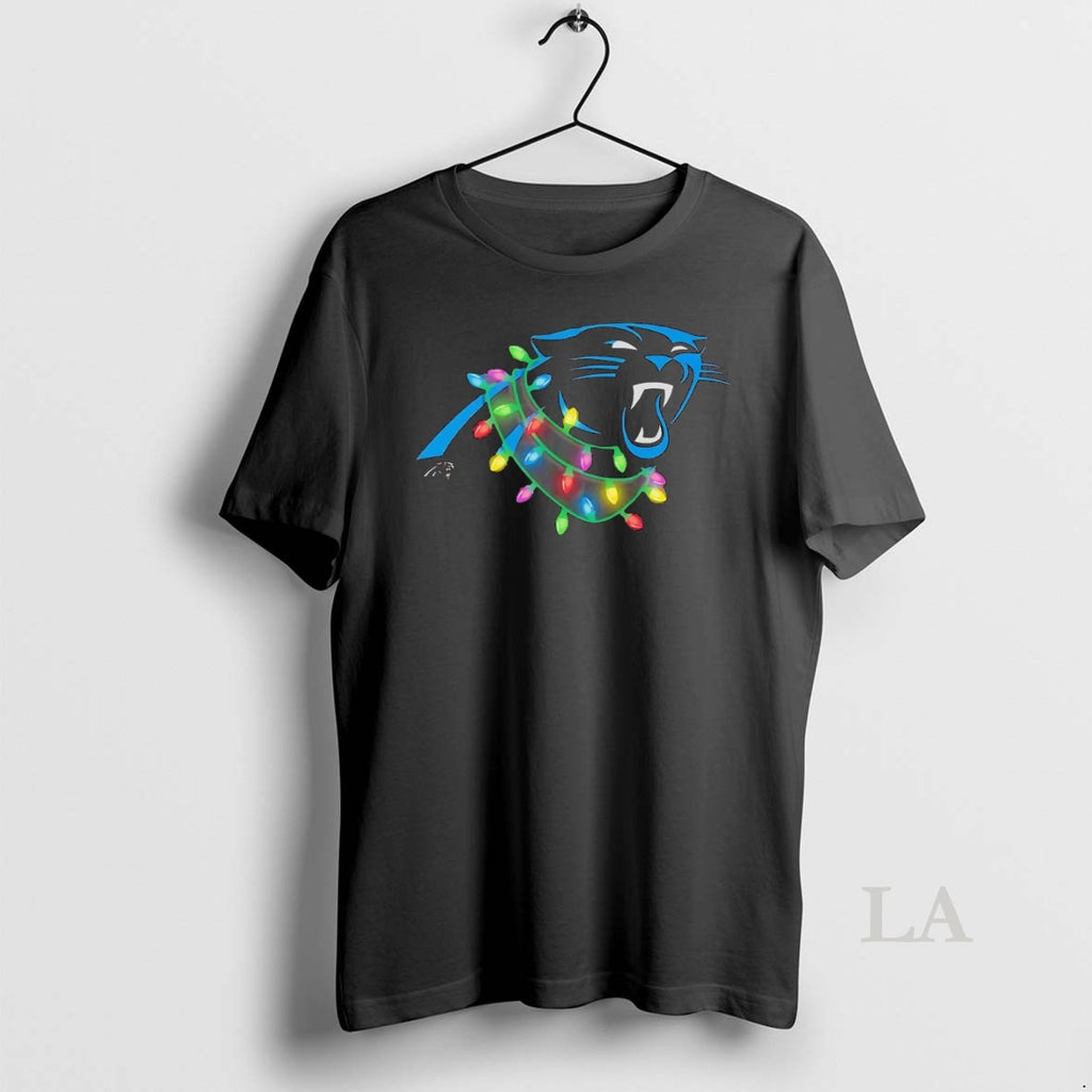 Original Carolina Panthers Logo Christmas Light T-Shirts, Hoodie, Sweatshirt | InkNestWear.com