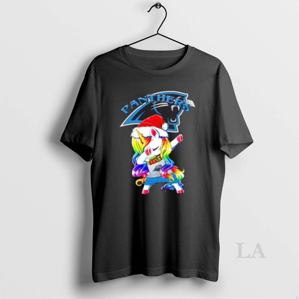 Original Carolina Panthers X Unicorn Santa Hat Dabbing Merry Christmas T-Shirts, Hoodie, Sweatshirt | InkNestWear.com