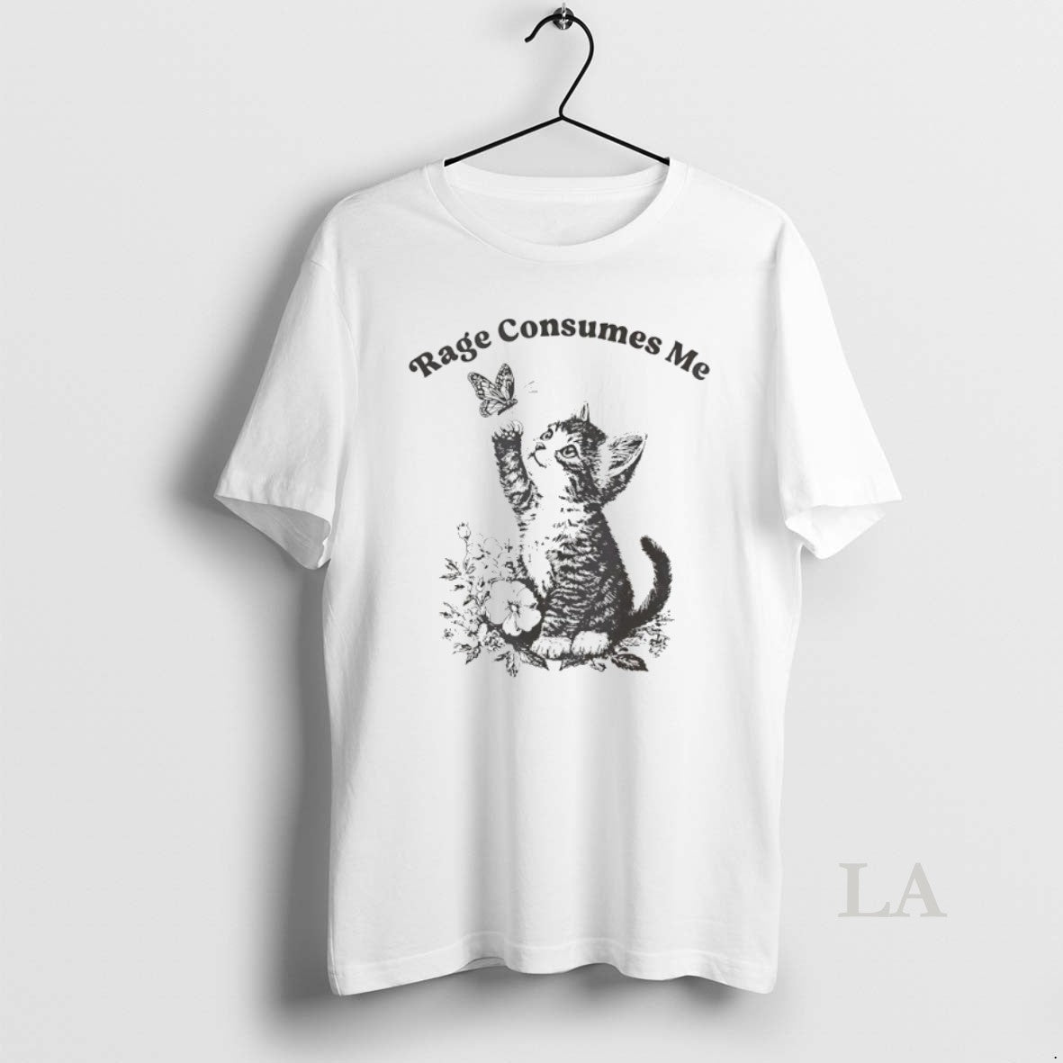 Original Cat Butterfly Rage Consumes Me T-Shirts, Hoodie, Sweatshirt | InkNestWear.com